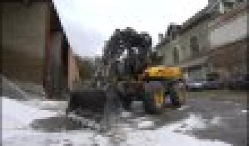 Déneigement à Liège